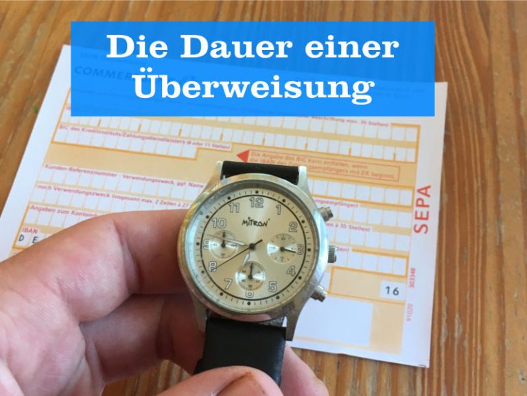 Wie lange dauert eine Überweisung? › Mein Geld Blog