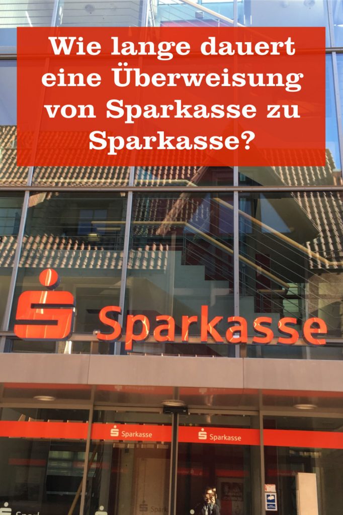 Überweisung Sparkasse zu Sparkasse