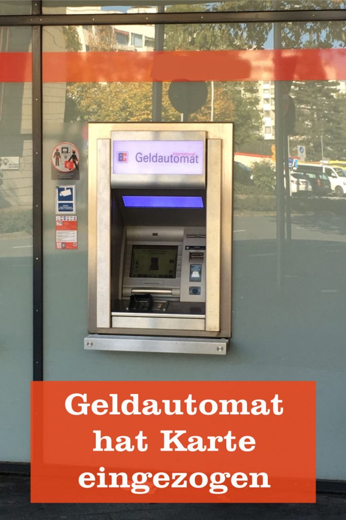 Geldautomat Karte eingezogen